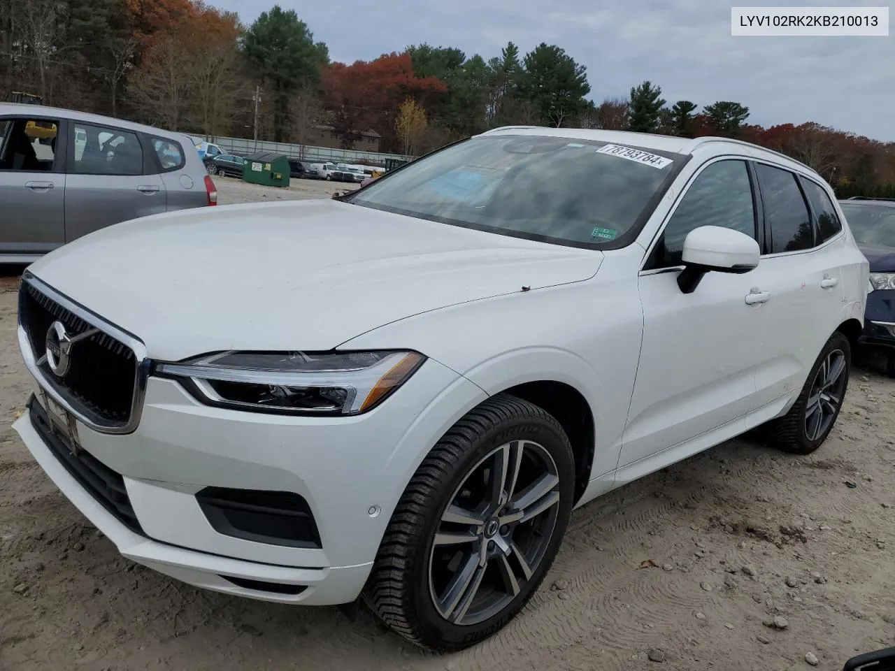 2019 Volvo Xc60 T5 VIN: LYV102RK2KB210013 Lot: 78793784