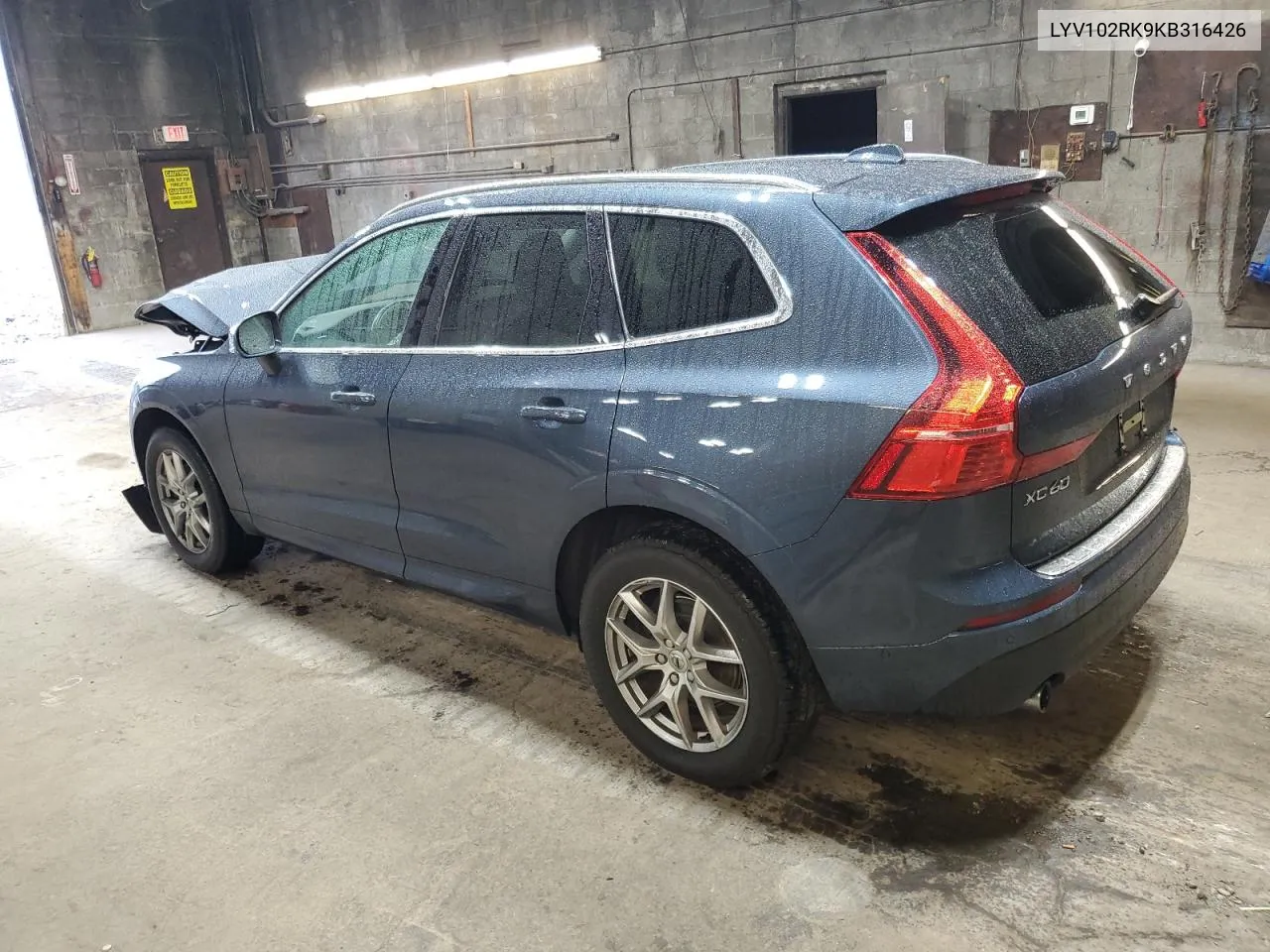 2019 Volvo Xc60 T5 VIN: LYV102RK9KB316426 Lot: 79498444