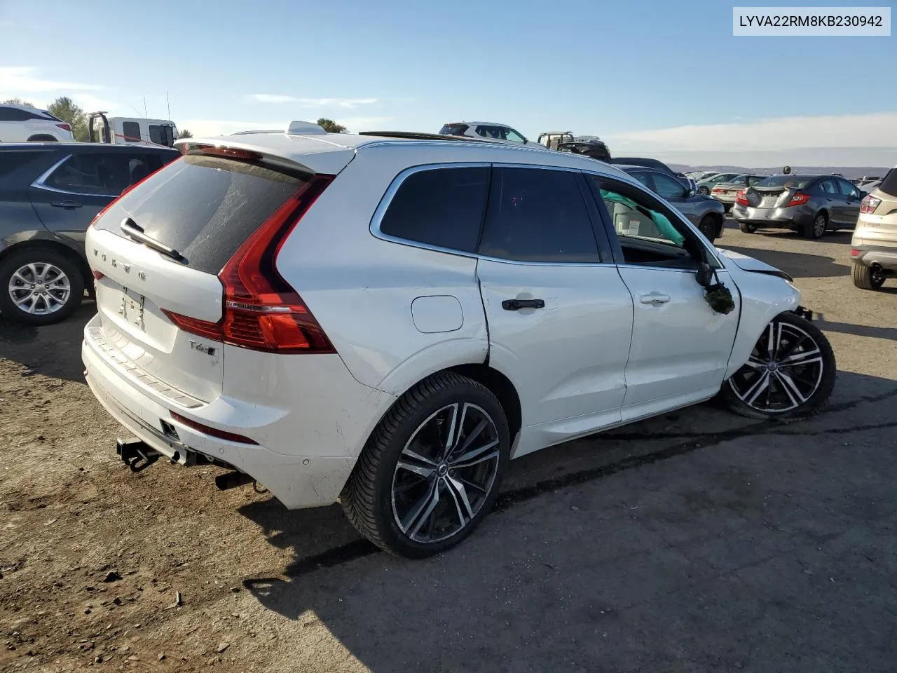 2019 Volvo Xc60 T6 R-Design VIN: LYVA22RM8KB230942 Lot: 81098054