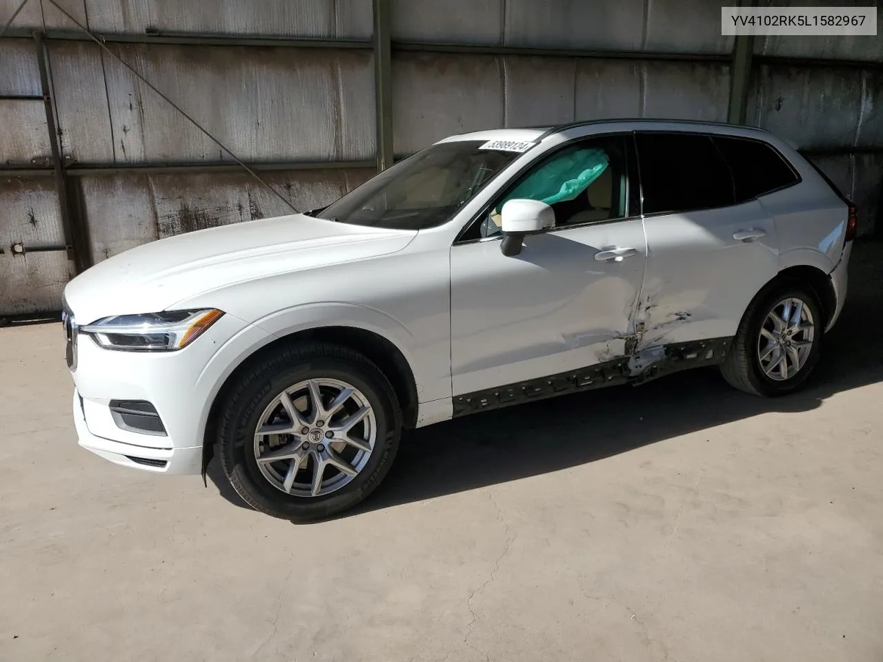 2020 Volvo Xc60 T5 Momentum VIN: YV4102RK5L1582967 Lot: 53989124