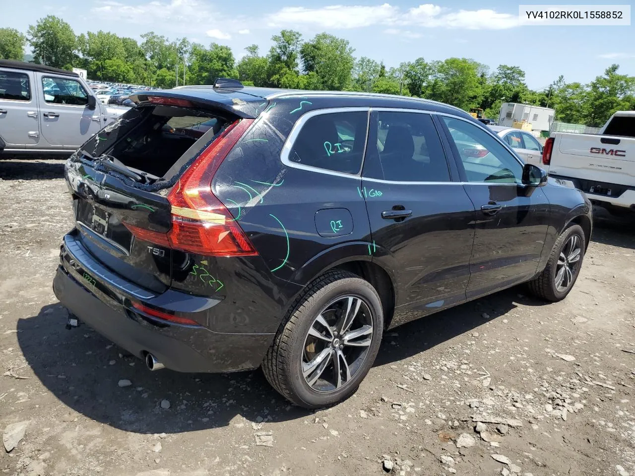 2020 Volvo Xc60 T5 Momentum VIN: YV4102RK0L1558852 Lot: 57423744