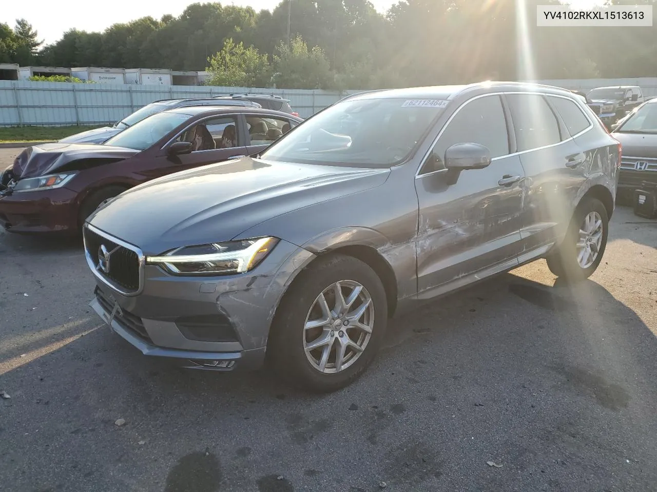 2020 Volvo Xc60 T5 Momentum VIN: YV4102RKXL1513613 Lot: 62112464