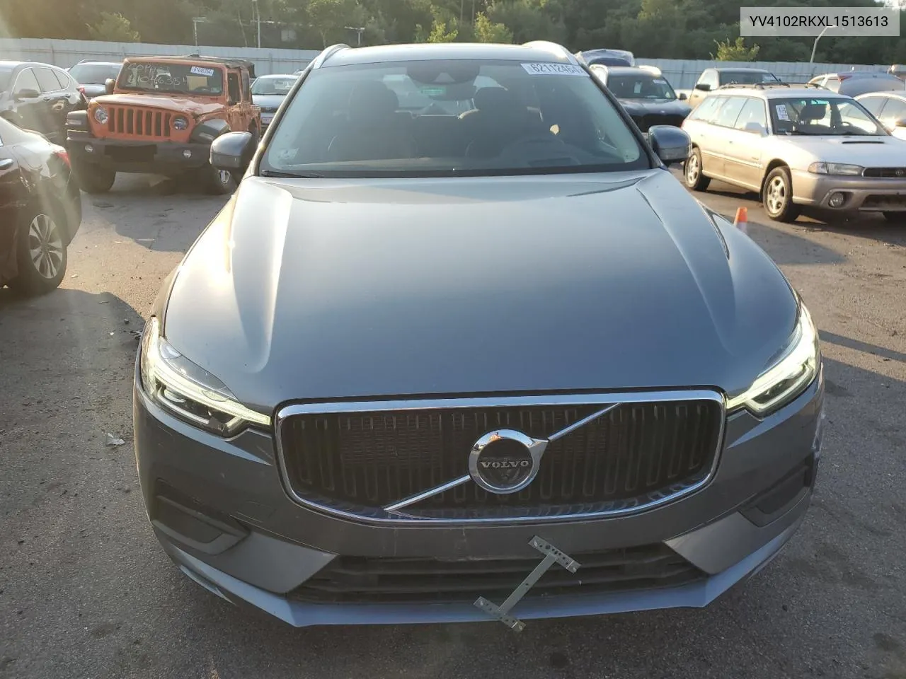 2020 Volvo Xc60 T5 Momentum VIN: YV4102RKXL1513613 Lot: 62112464