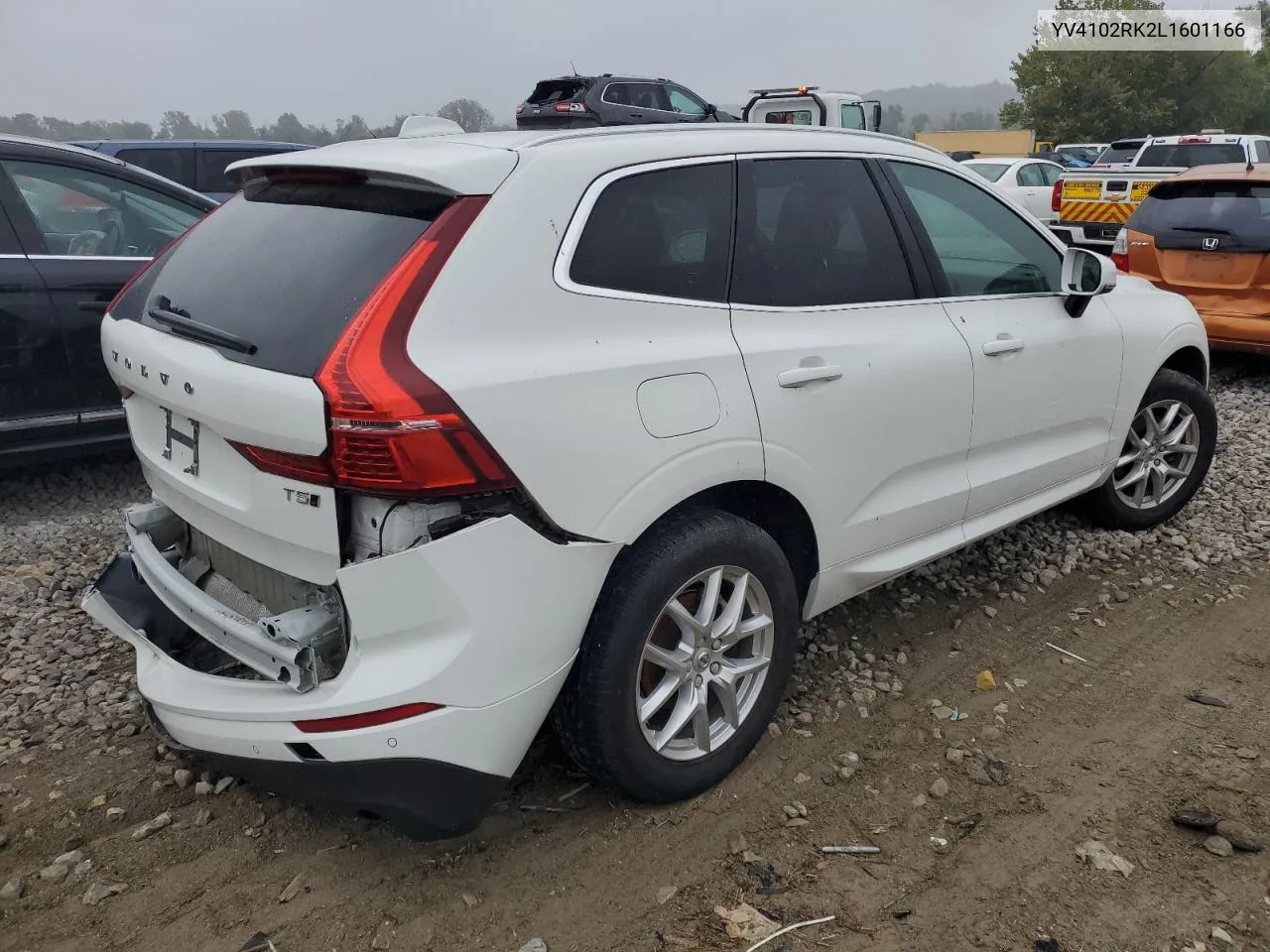 2020 Volvo Xc60 T5 Momentum VIN: YV4102RK2L1601166 Lot: 70684444