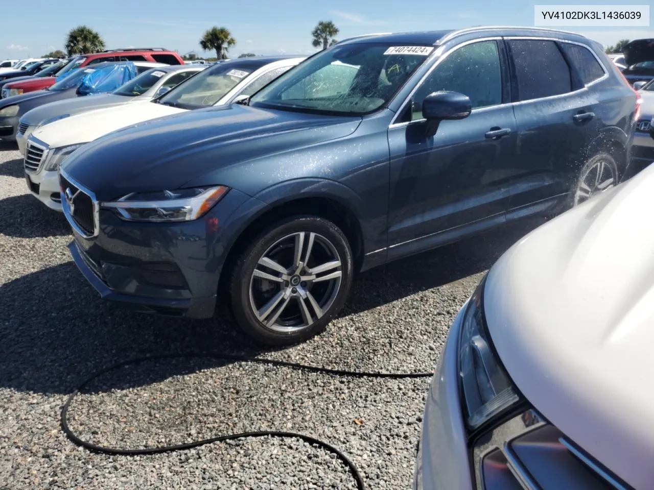 2020 Volvo Xc60 T5 Momentum VIN: YV4102DK3L1436039 Lot: 74074424