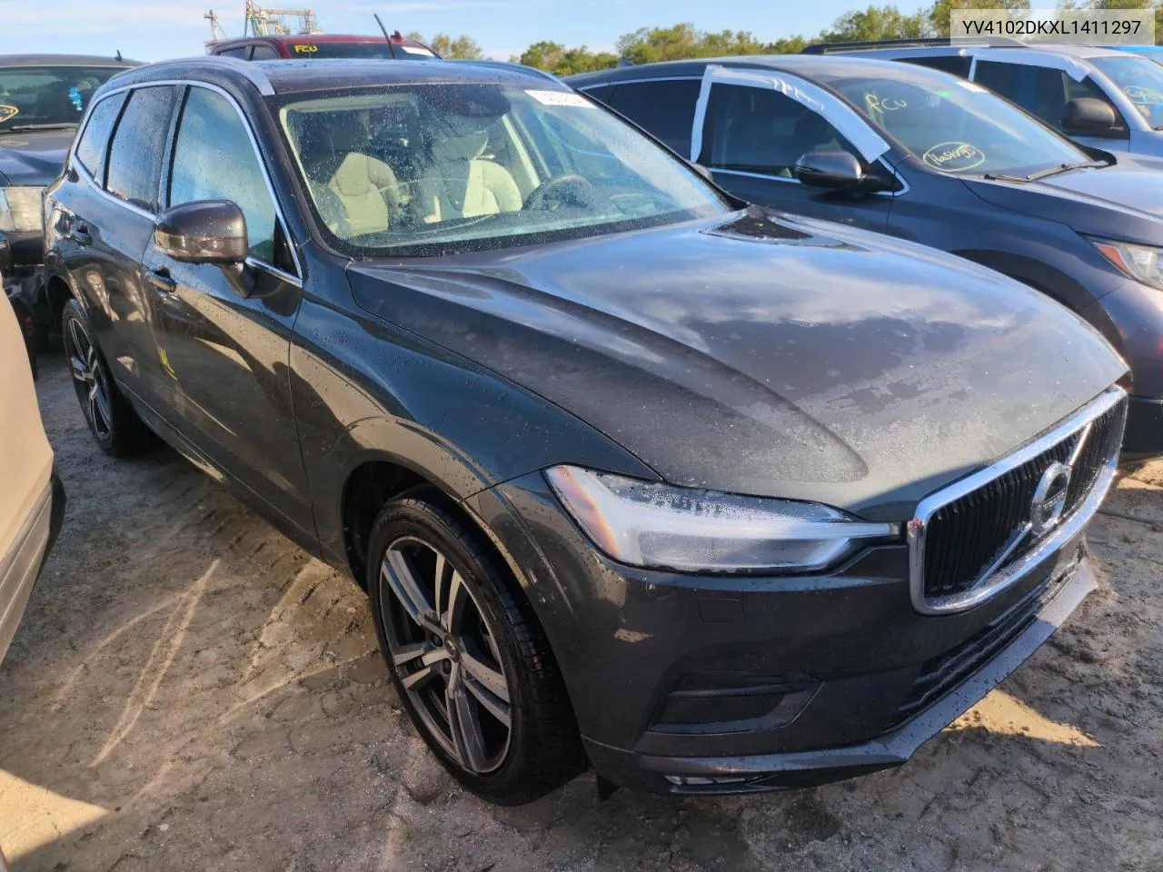 2020 Volvo Xc60 T5 Momentum VIN: YV4102DKXL1411297 Lot: 74374534