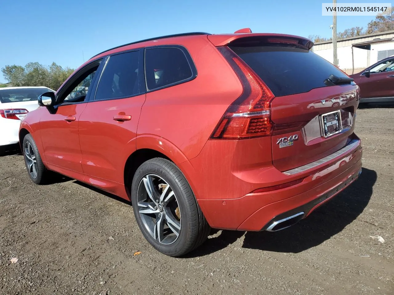 2020 Volvo Xc60 T5 R-Design VIN: YV4102RM0L1545147 Lot: 74560944