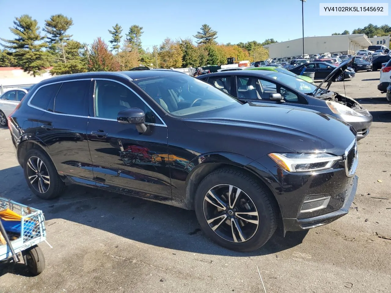 2020 Volvo Xc60 T5 Momentum VIN: YV4102RK5L1545692 Lot: 74818214