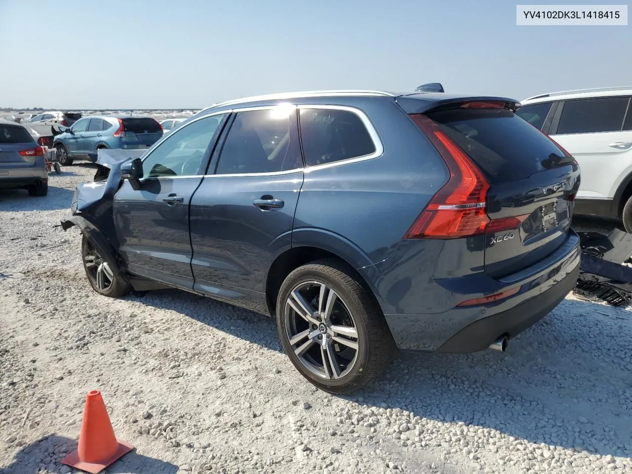 2020 Volvo Xc60 T5 Momentum VIN: YV4102DK3L1418415 Lot: 75639414