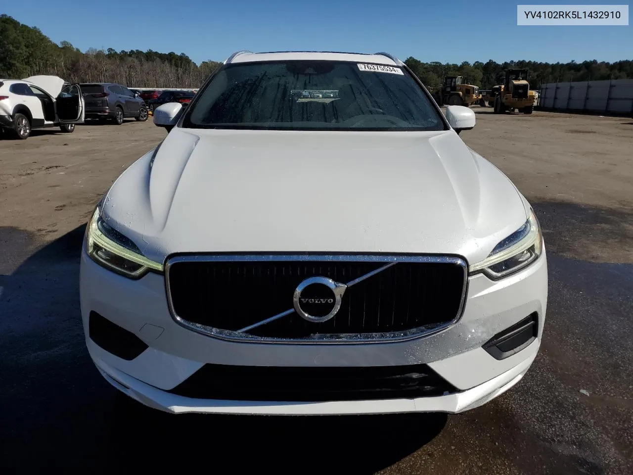 2020 Volvo Xc60 T5 Momentum VIN: YV4102RK5L1432910 Lot: 76375534