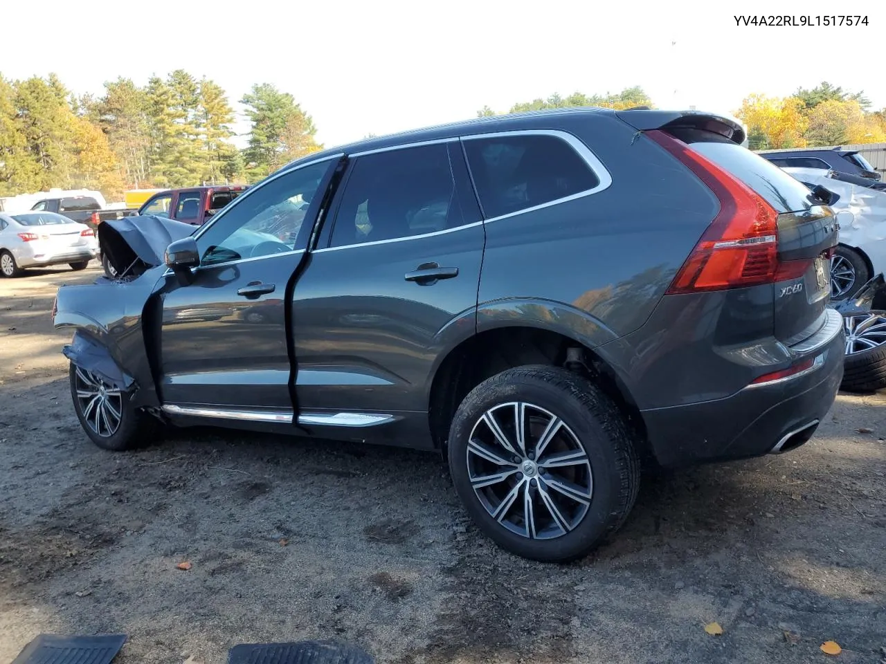 2020 Volvo Xc60 T6 Inscription VIN: YV4A22RL9L1517574 Lot: 76912204