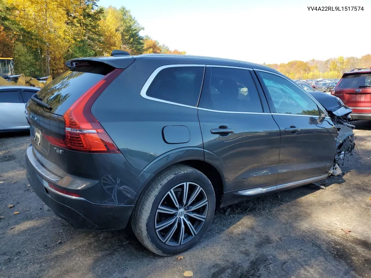 2020 Volvo Xc60 T6 Inscription VIN: YV4A22RL9L1517574 Lot: 76912204