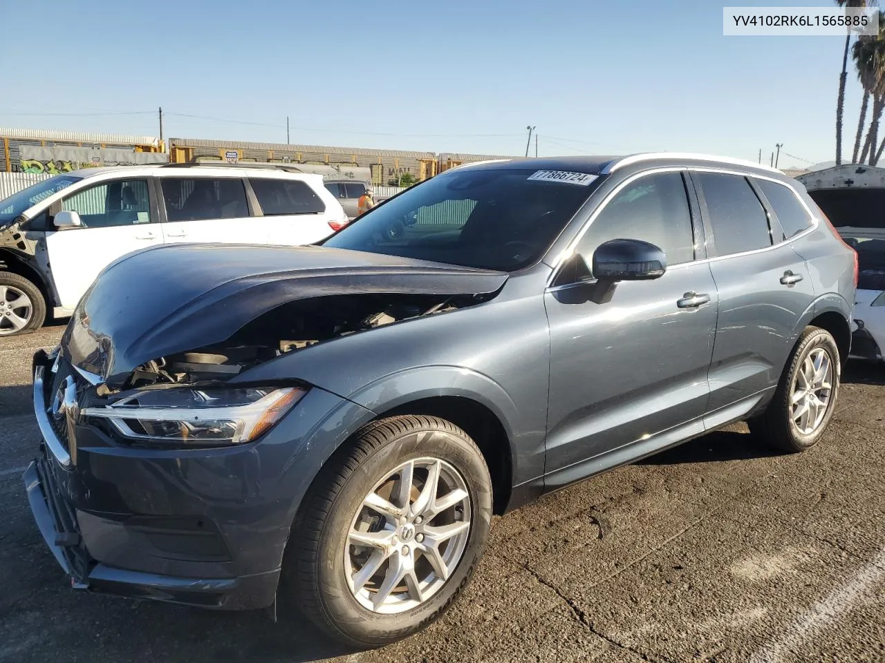 2020 Volvo Xc60 T5 Momentum VIN: YV4102RK6L1565885 Lot: 77866724