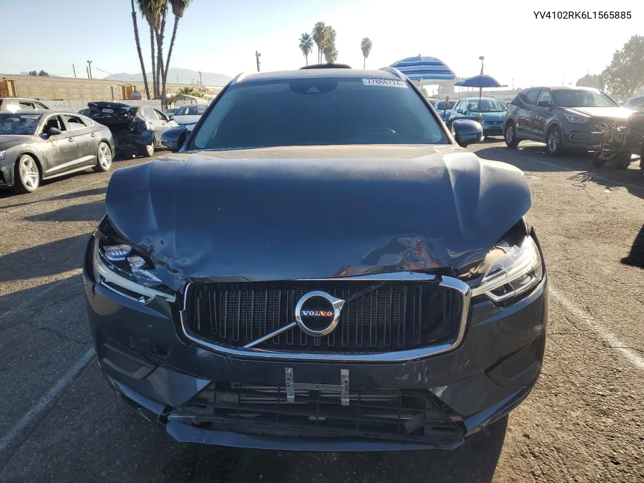 2020 Volvo Xc60 T5 Momentum VIN: YV4102RK6L1565885 Lot: 77866724