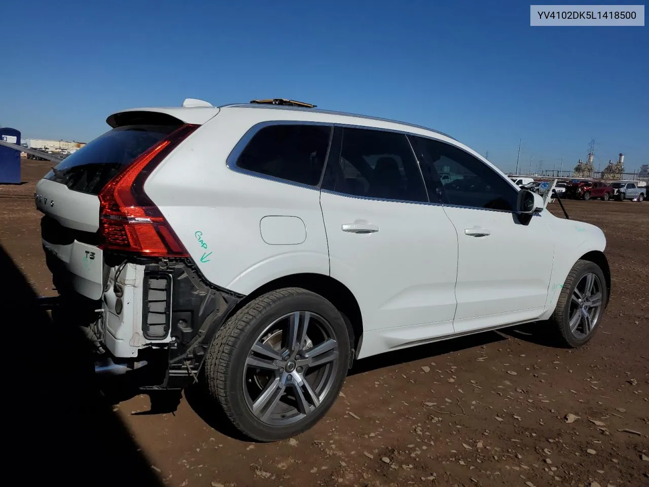 2020 Volvo Xc60 T5 Momentum VIN: YV4102DK5L1418500 Lot: 80958414