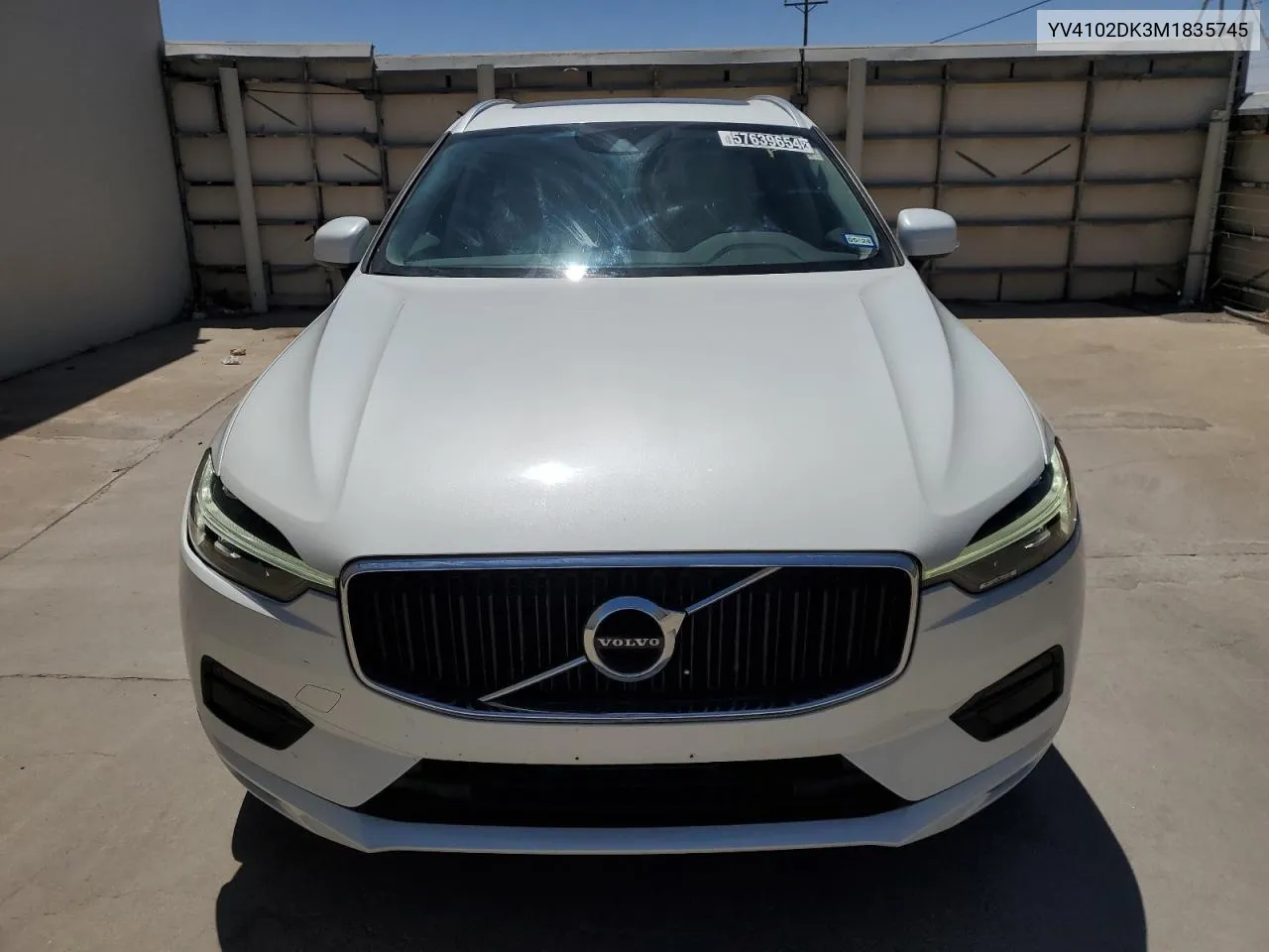 YV4102DK3M1835745 2021 Volvo Xc60 T5 Momentum