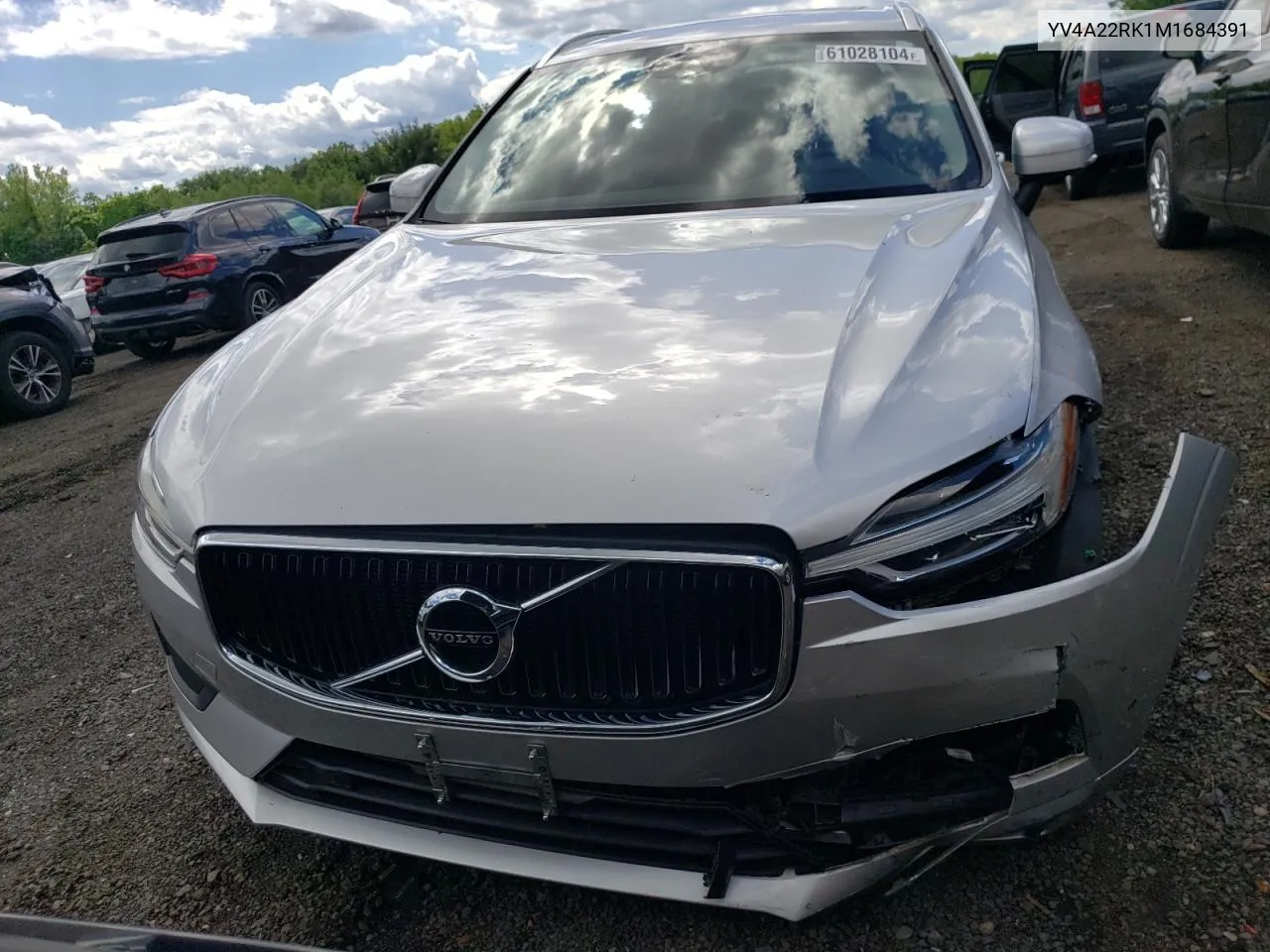 2021 Volvo Xc60 T6 Momentum VIN: YV4A22RK1M1684391 Lot: 61028104