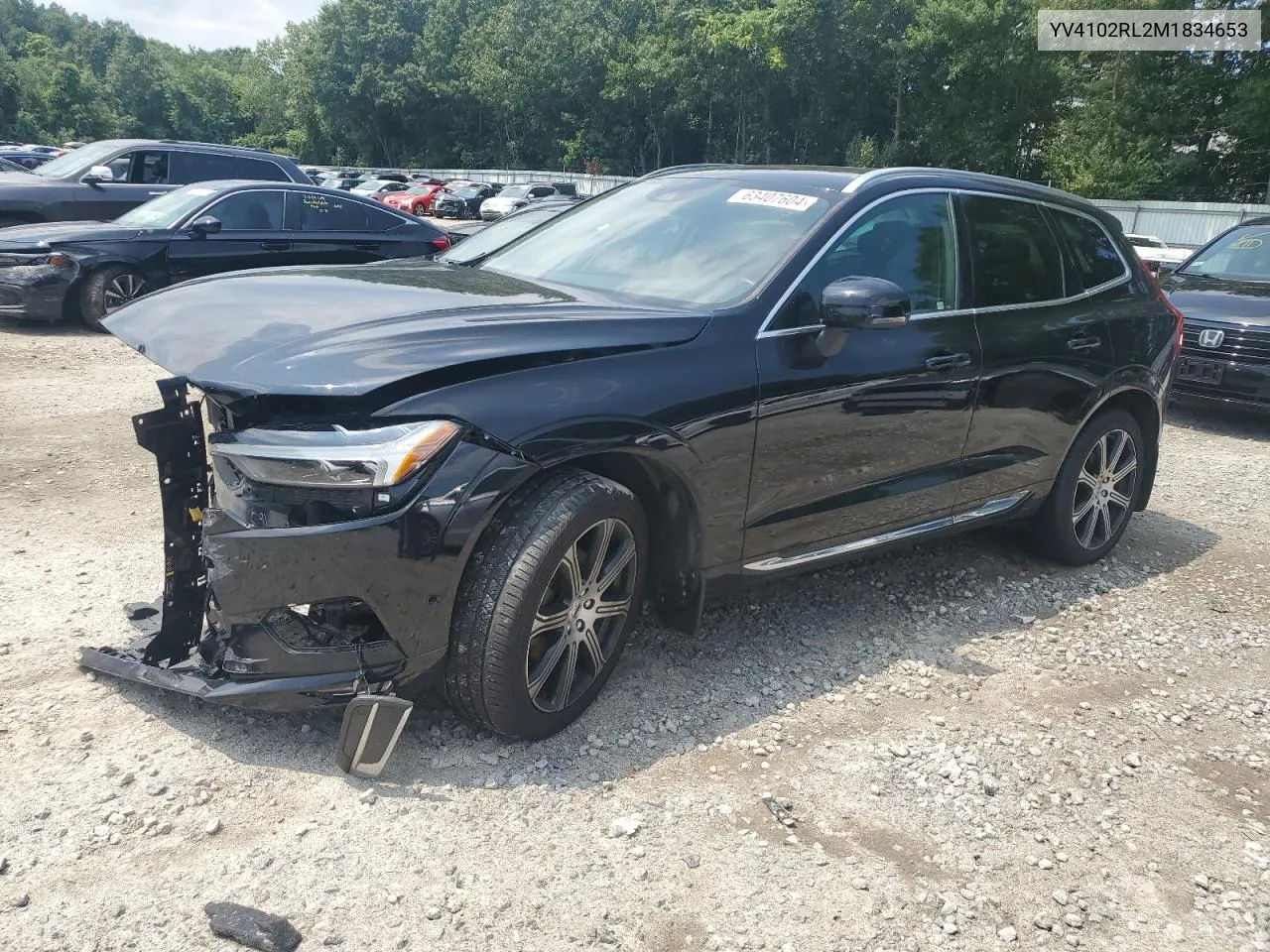 2021 Volvo Xc60 T5 Inscription VIN: YV4102RL2M1834653 Lot: 63407604