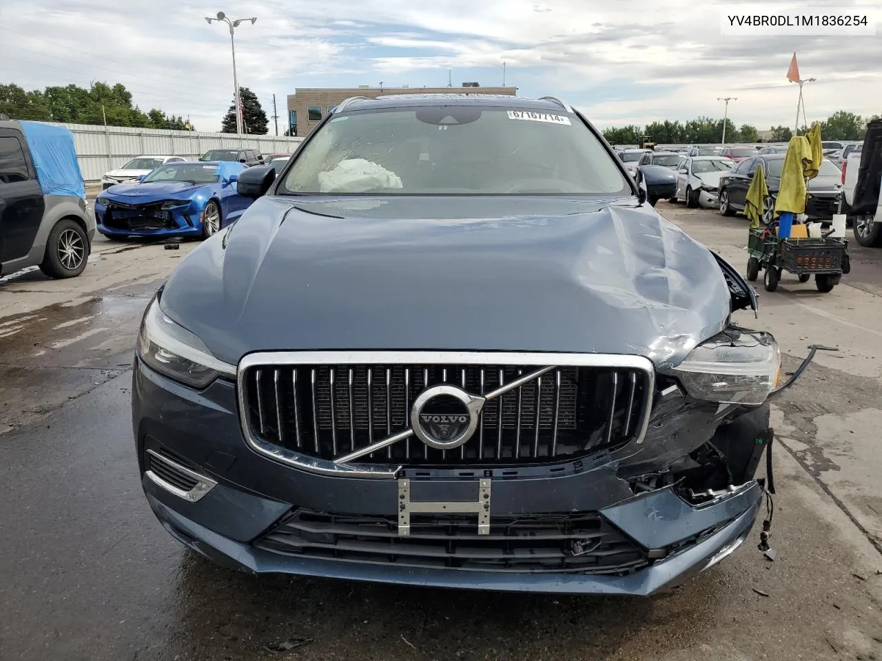 2021 Volvo Xc60 T8 Recharge Inscription VIN: YV4BR0DL1M1836254 Lot: 67167714