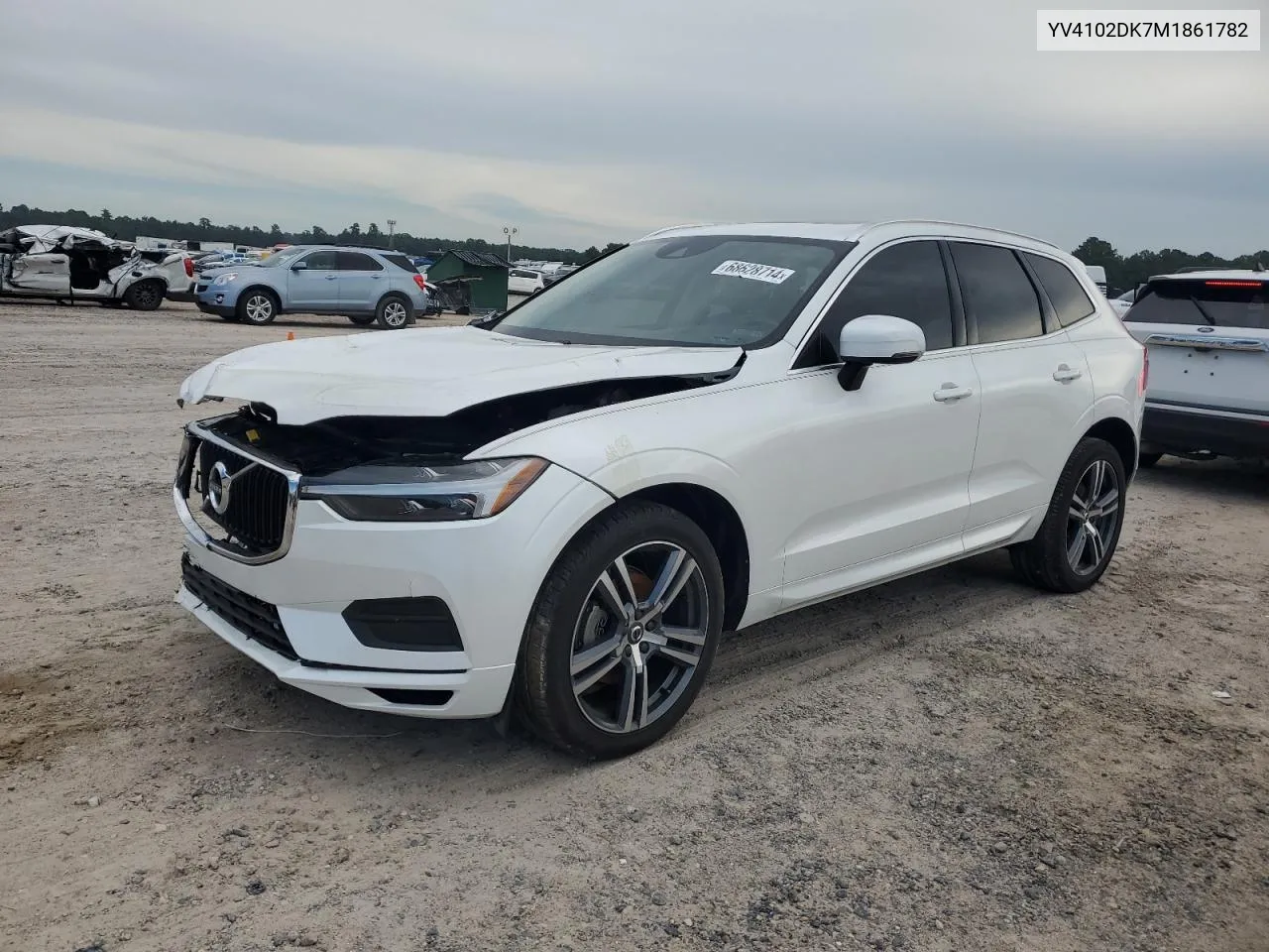 2021 Volvo Xc60 T5 Momentum VIN: YV4102DK7M1861782 Lot: 68628714