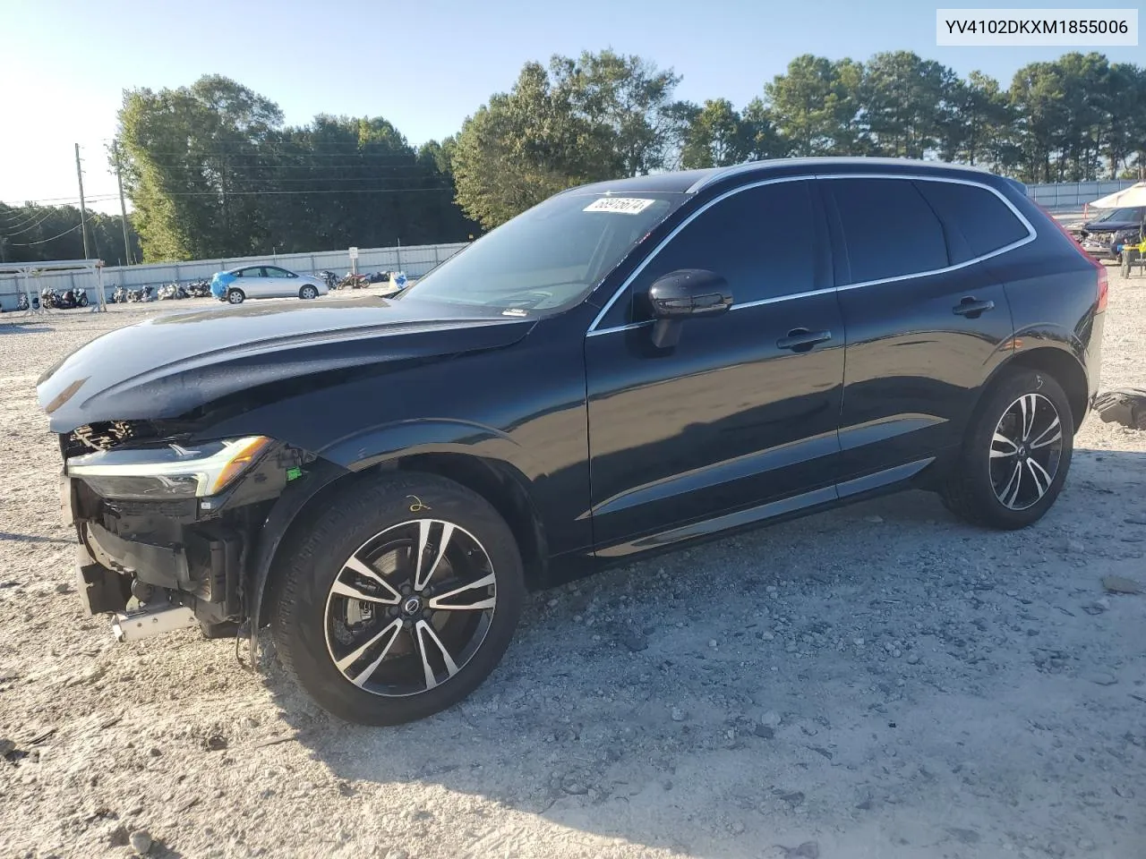 2021 Volvo Xc60 T5 Momentum VIN: YV4102DKXM1855006 Lot: 68915674