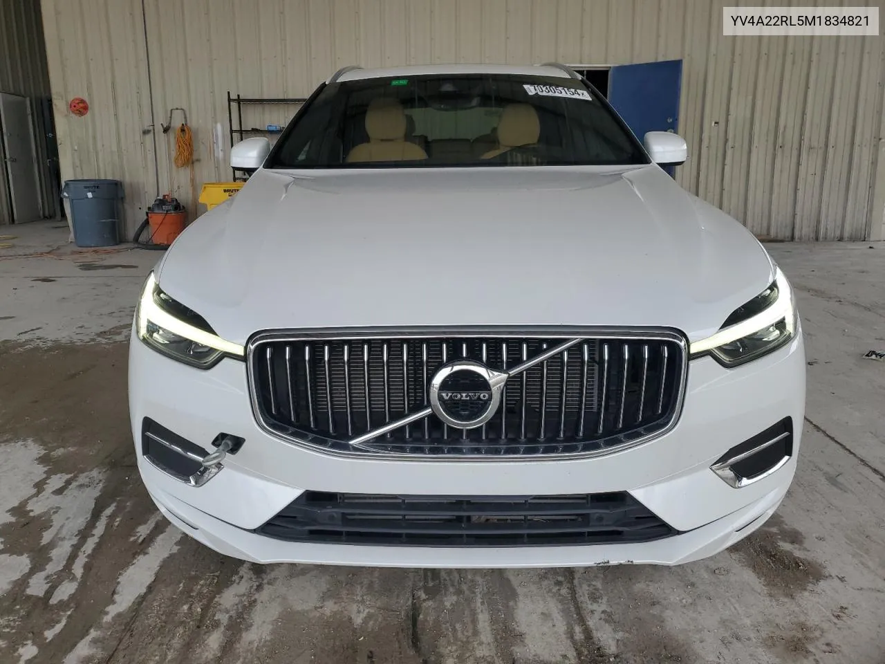 2021 Volvo Xc60 T6 Inscription VIN: YV4A22RL5M1834821 Lot: 70305154