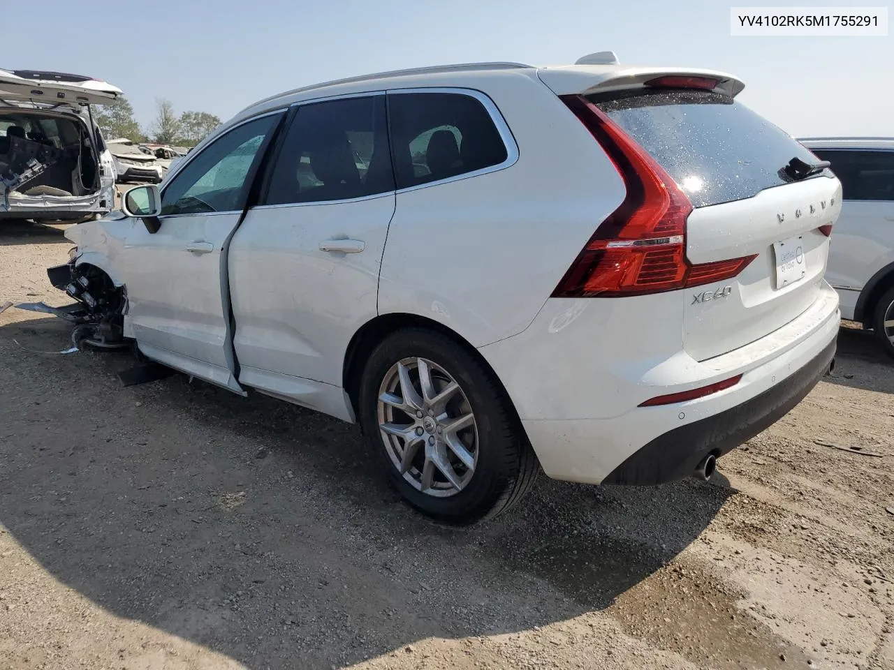 2021 Volvo Xc60 T5 Momentum VIN: YV4102RK5M1755291 Lot: 70713804