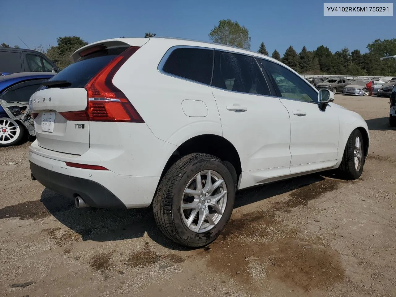 YV4102RK5M1755291 2021 Volvo Xc60 T5 Momentum