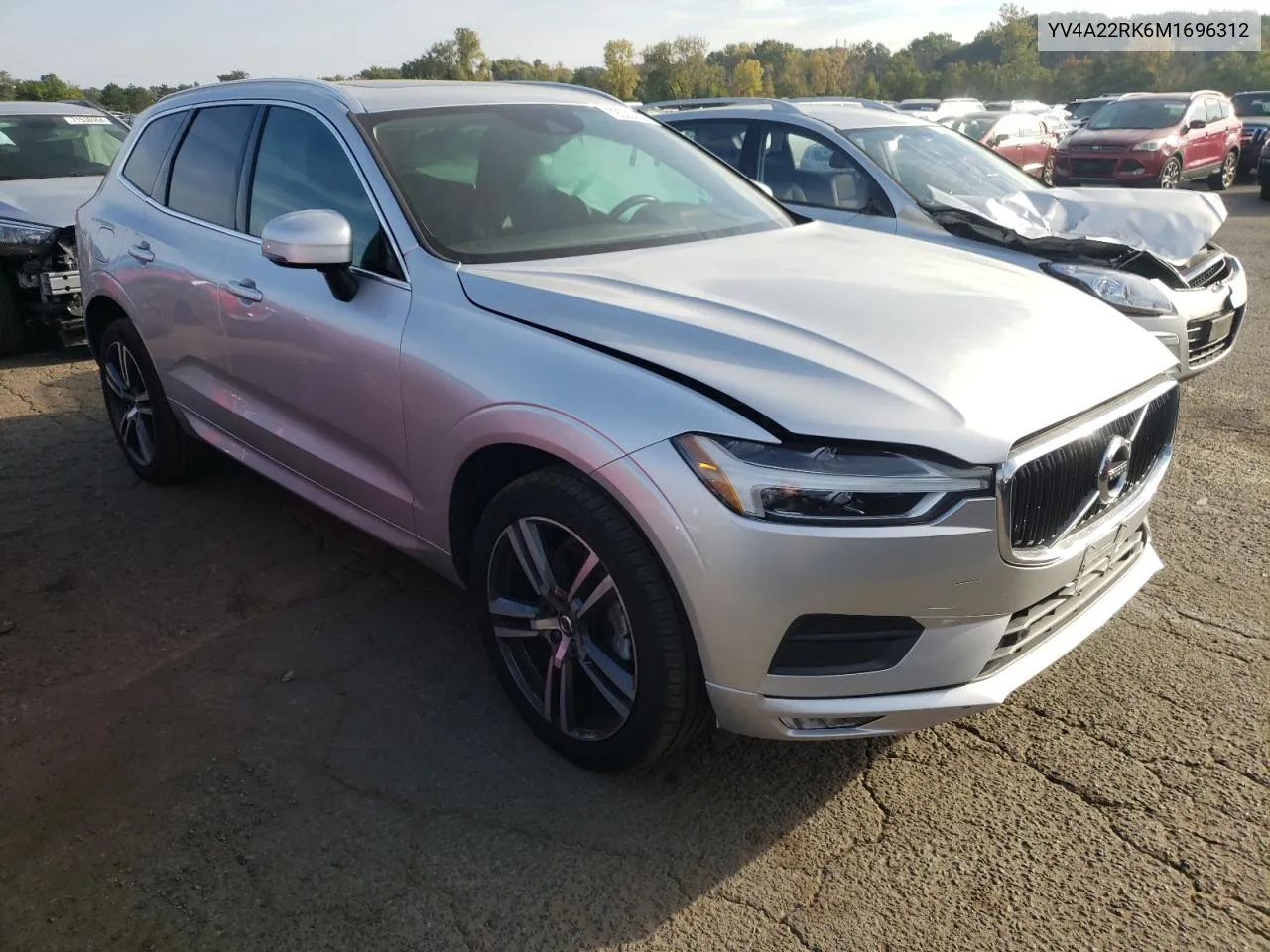 2021 Volvo Xc60 T6 Momentum VIN: YV4A22RK6M1696312 Lot: 72033404