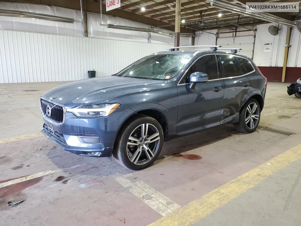 2021 Volvo Xc60 T5 Momentum VIN: YV4102RKXM1686114 Lot: 74454674