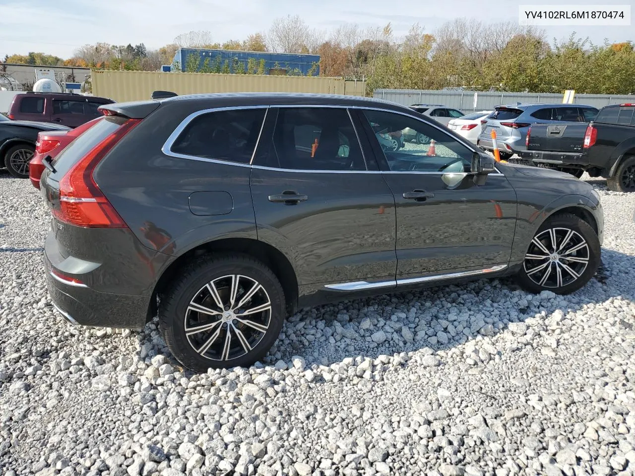 2021 Volvo Xc60 T5 Inscription VIN: YV4102RL6M1870474 Lot: 78074224