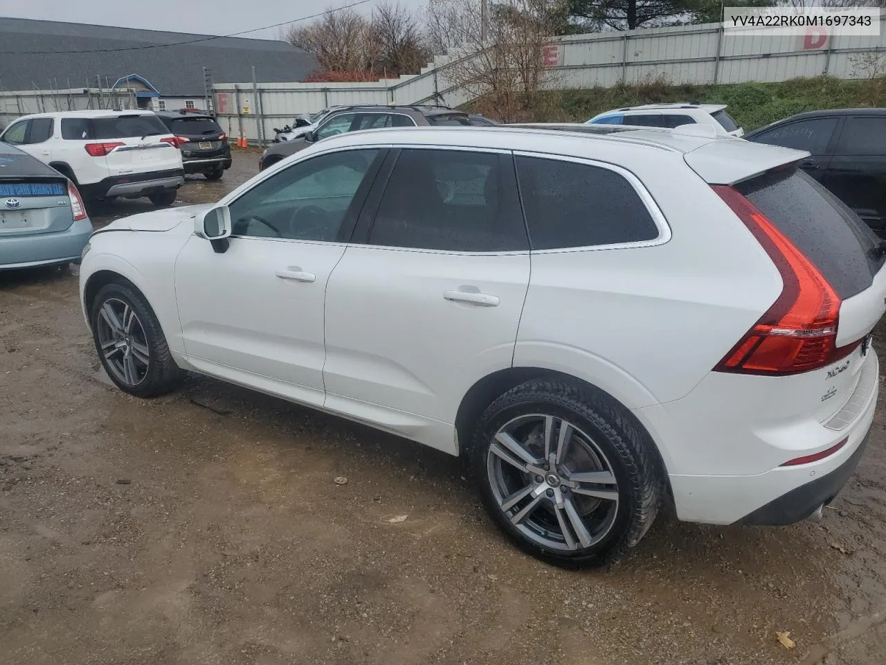 2021 Volvo Xc60 T6 Momentum VIN: YV4A22RK0M1697343 Lot: 78598444