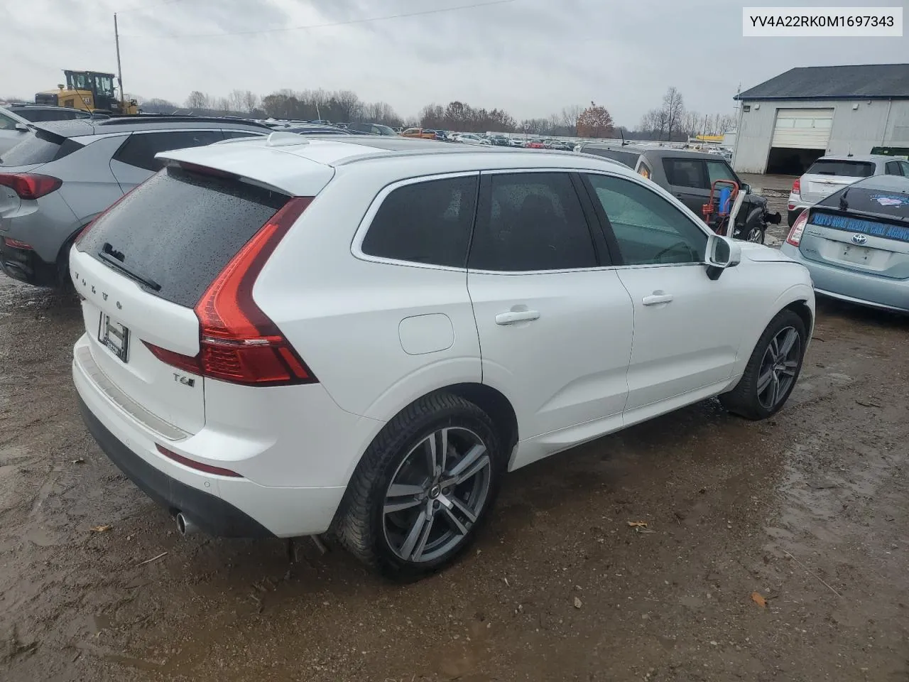 2021 Volvo Xc60 T6 Momentum VIN: YV4A22RK0M1697343 Lot: 78598444