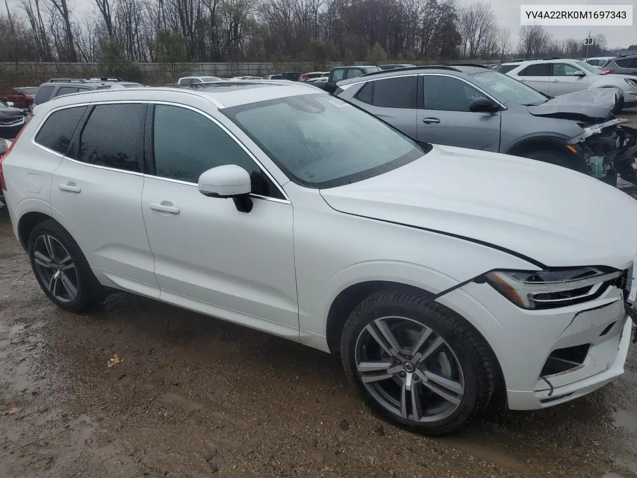 2021 Volvo Xc60 T6 Momentum VIN: YV4A22RK0M1697343 Lot: 78598444