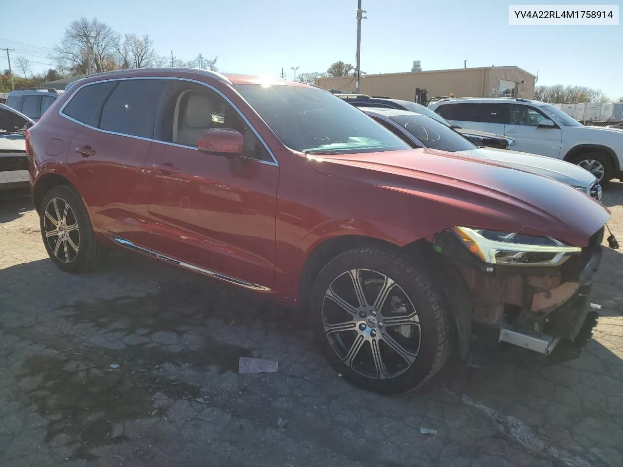 2021 Volvo Xc60 T6 Inscription VIN: YV4A22RL4M1758914 Lot: 80150754