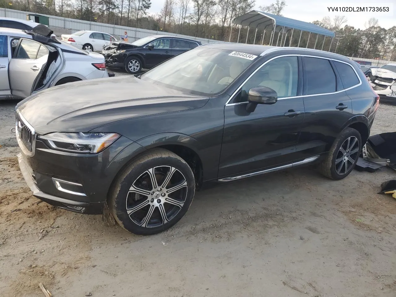 2021 Volvo Xc60 T5 Inscription VIN: YV4102DL2M1733653 Lot: 80644534