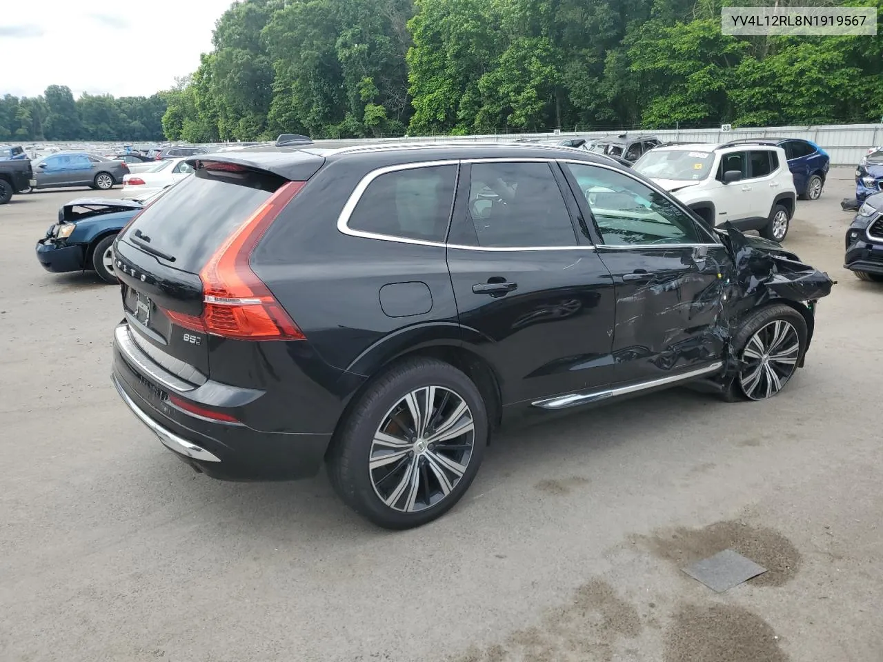 2022 Volvo Xc60 B5 Inscription VIN: YV4L12RL8N1919567 Lot: 56612634