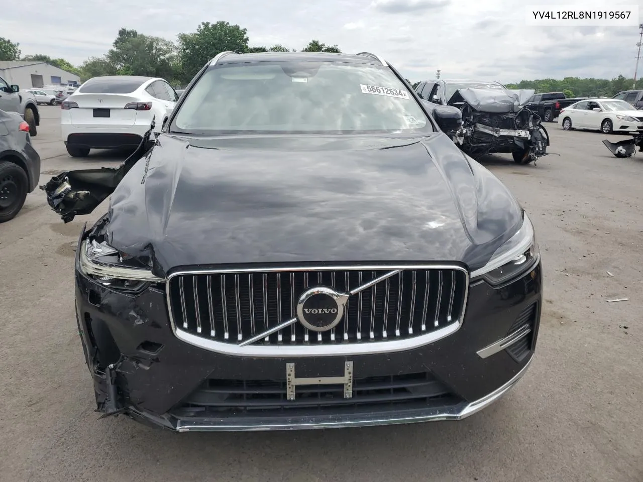 2022 Volvo Xc60 B5 Inscription VIN: YV4L12RL8N1919567 Lot: 56612634