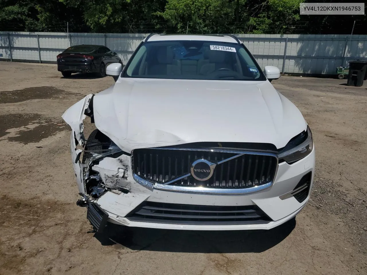 2022 Volvo Xc60 B5 Momentum VIN: YV4L12DKXN1946753 Lot: 58218344