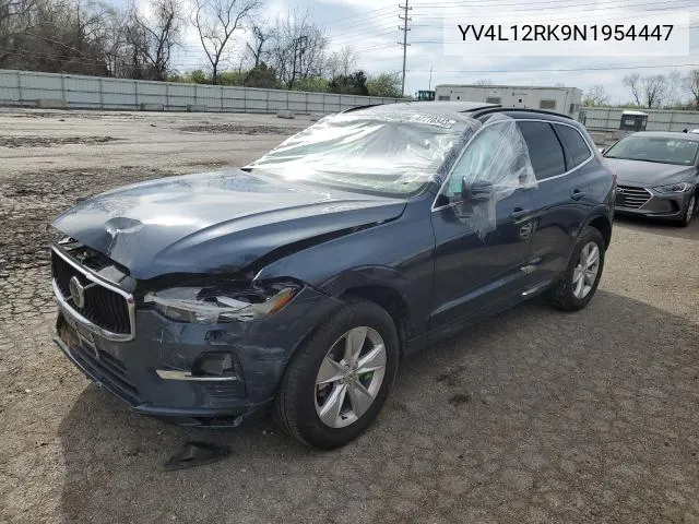 2022 Volvo Xc60 B5 Momentum VIN: YV4L12RK9N1954447 Lot: 61397694