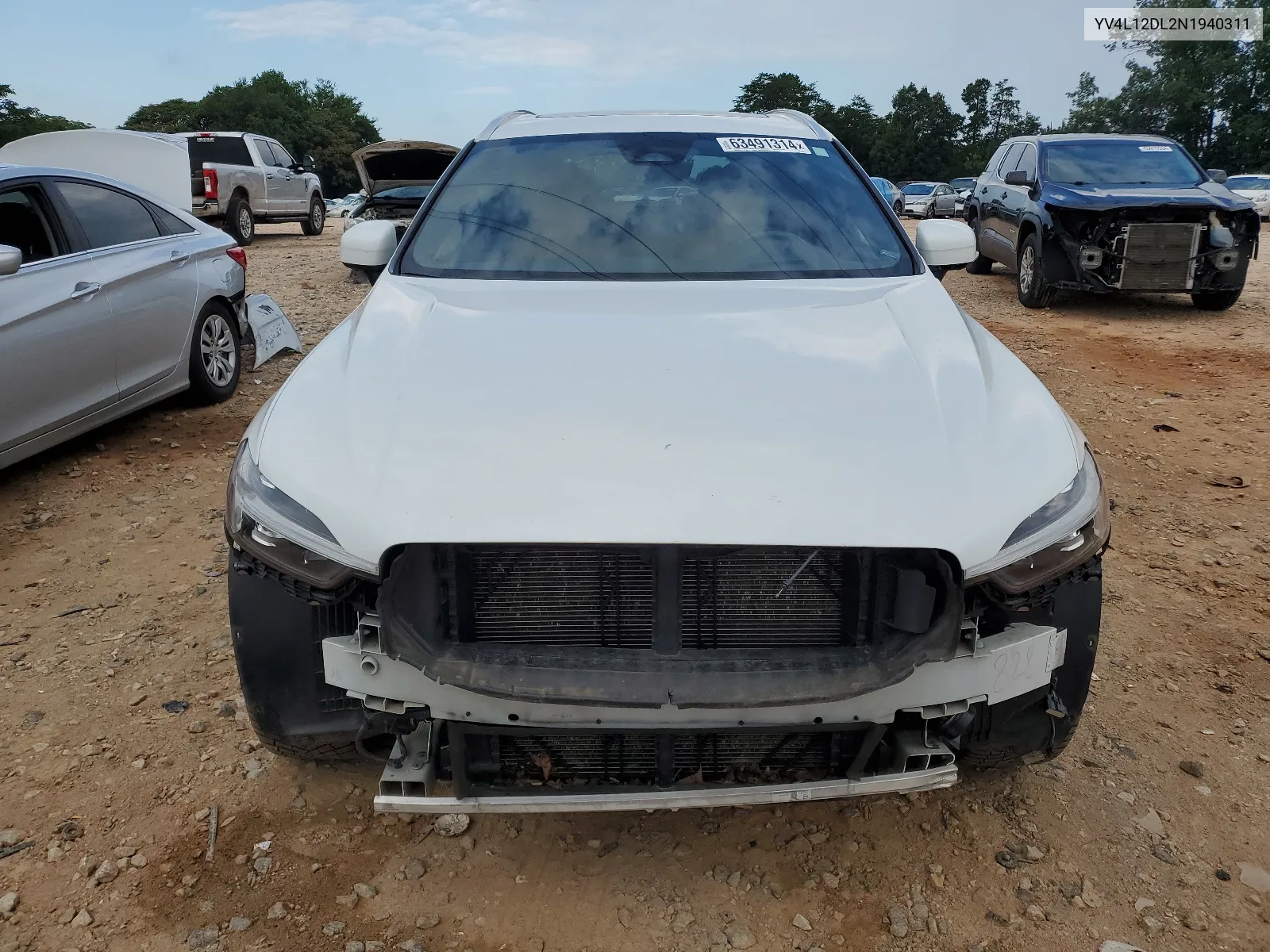 2022 Volvo Xc60 B5 Inscription VIN: YV4L12DL2N1940311 Lot: 63491314