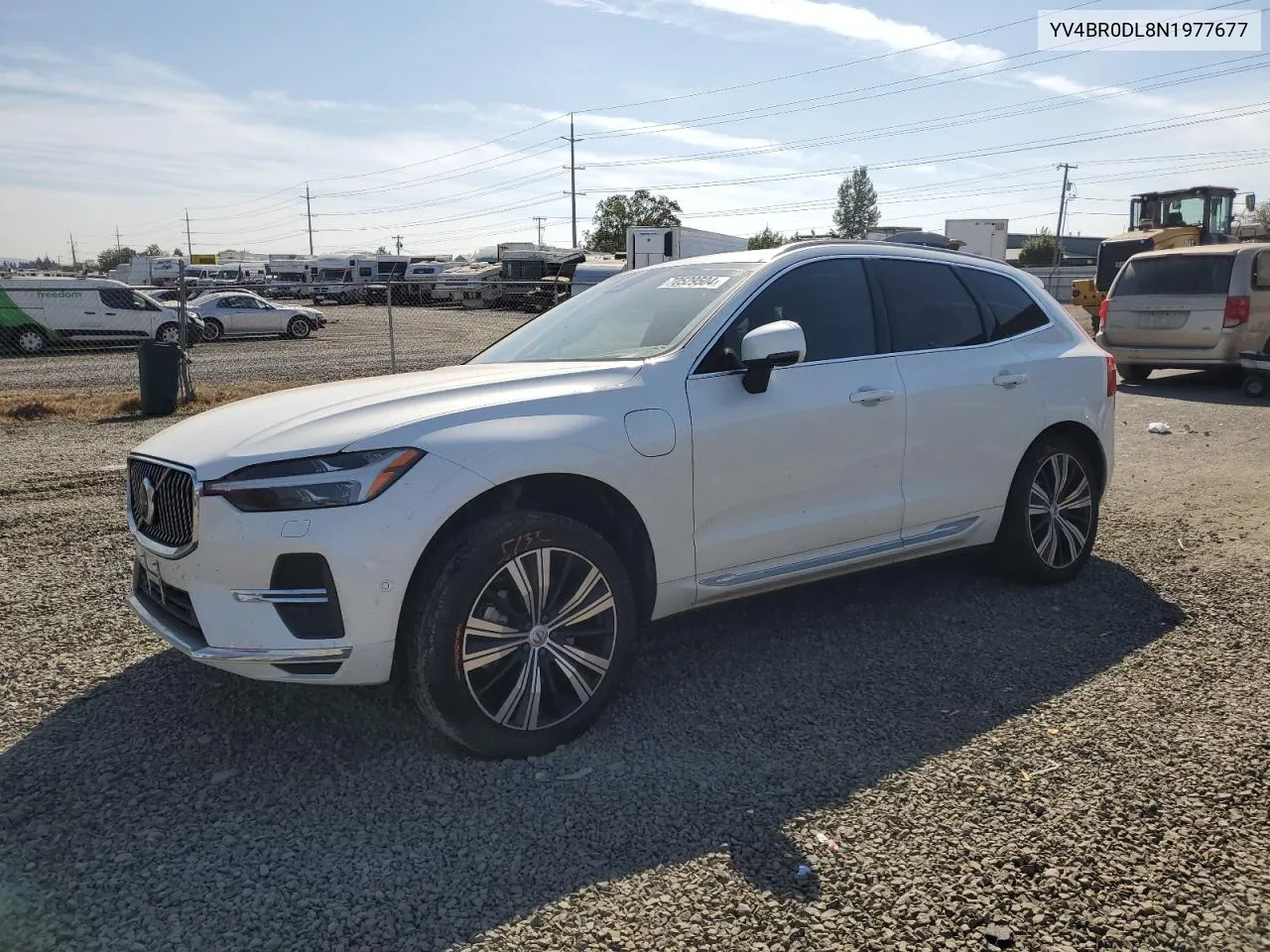 2022 Volvo Xc60 T8 Recharge Inscription VIN: YV4BR0DL8N1977677 Lot: 70529504