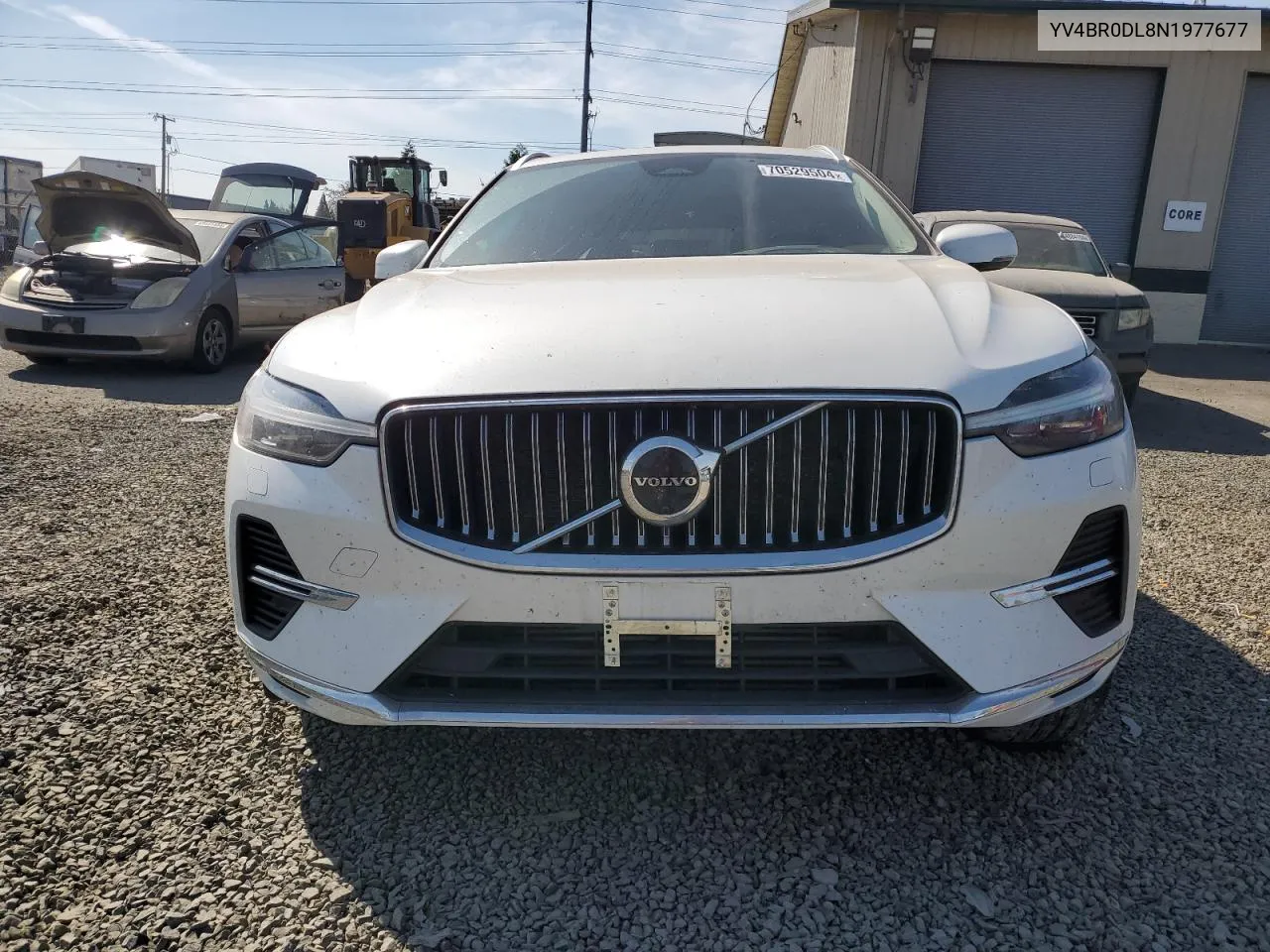 2022 Volvo Xc60 T8 Recharge Inscription VIN: YV4BR0DL8N1977677 Lot: 70529504