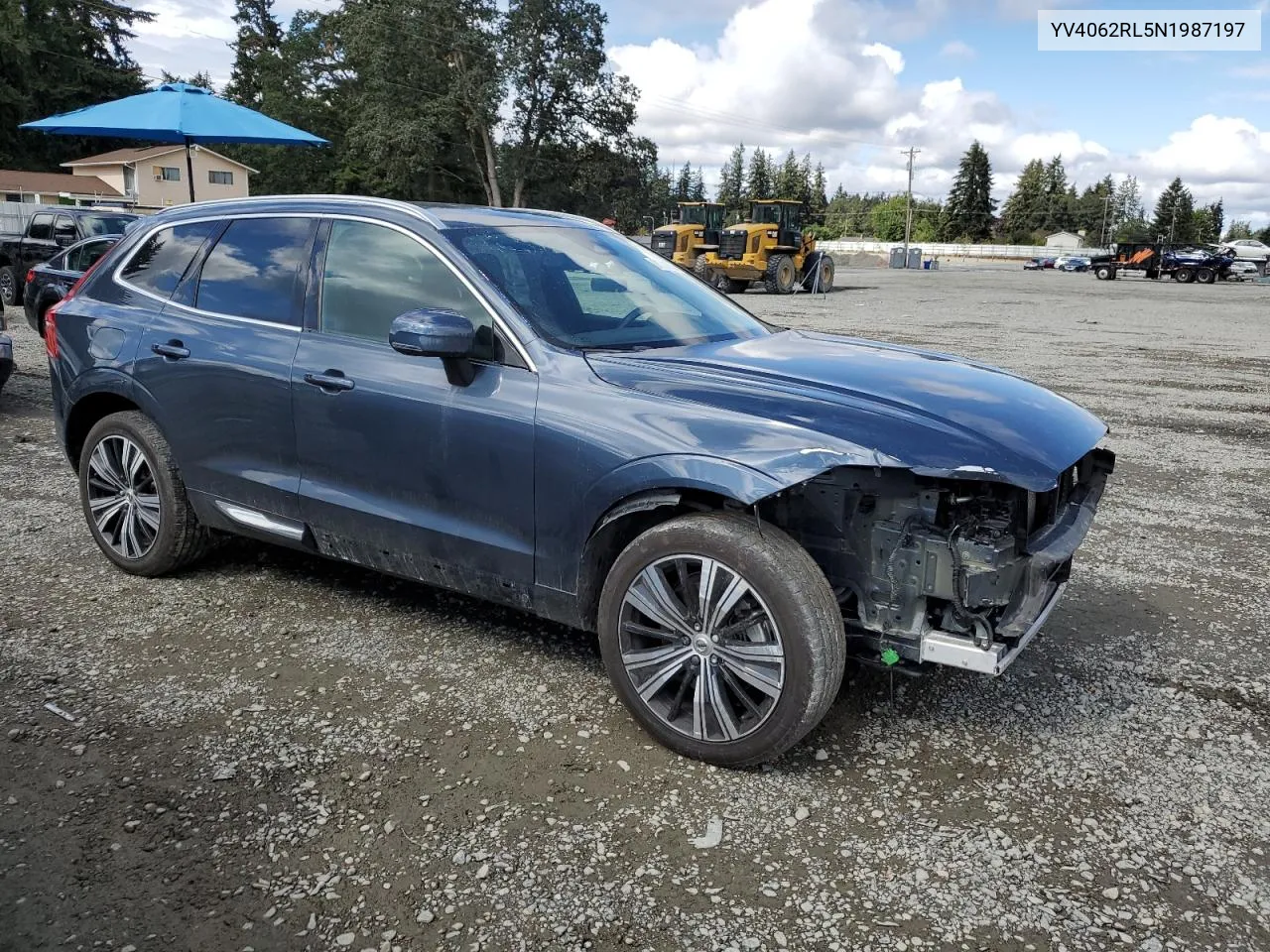 2022 Volvo Xc60 B6 Inscription VIN: YV4062RL5N1987197 Lot: 71396104