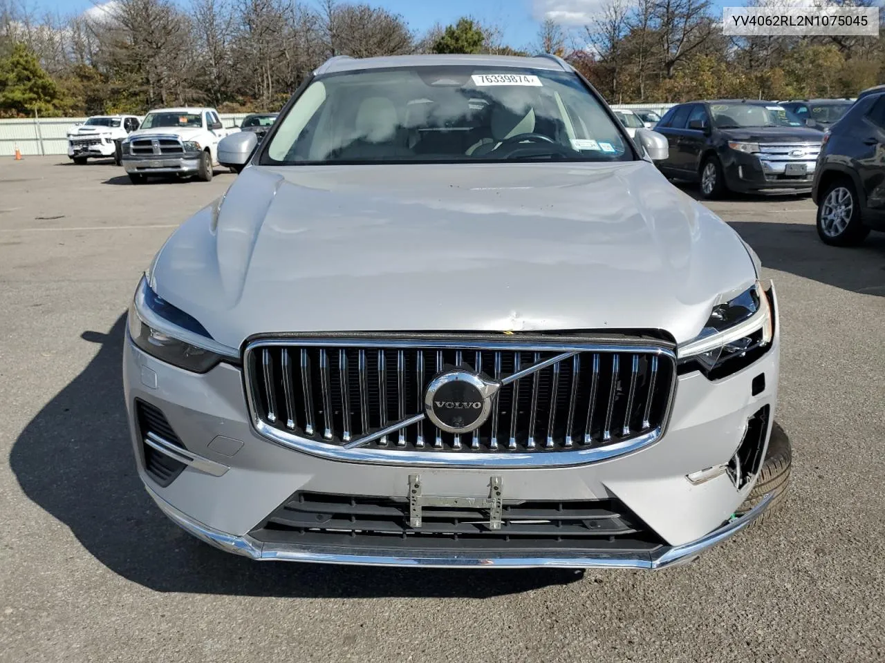 2022 Volvo Xc60 B6 Inscription VIN: YV4062RL2N1075045 Lot: 76339874