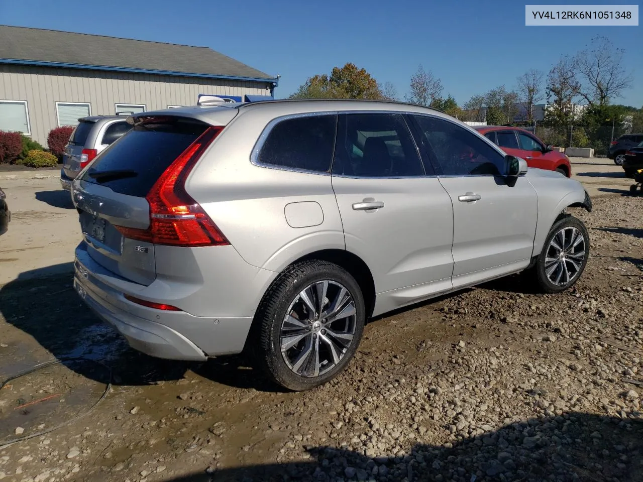 2022 Volvo Xc60 B5 Momentum VIN: YV4L12RK6N1051348 Lot: 76369474