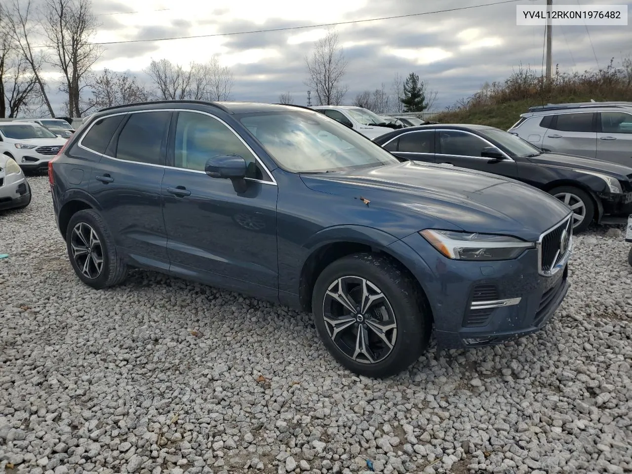 2022 Volvo Xc60 B5 Momentum VIN: YV4L12RK0N1976482 Lot: 80069384