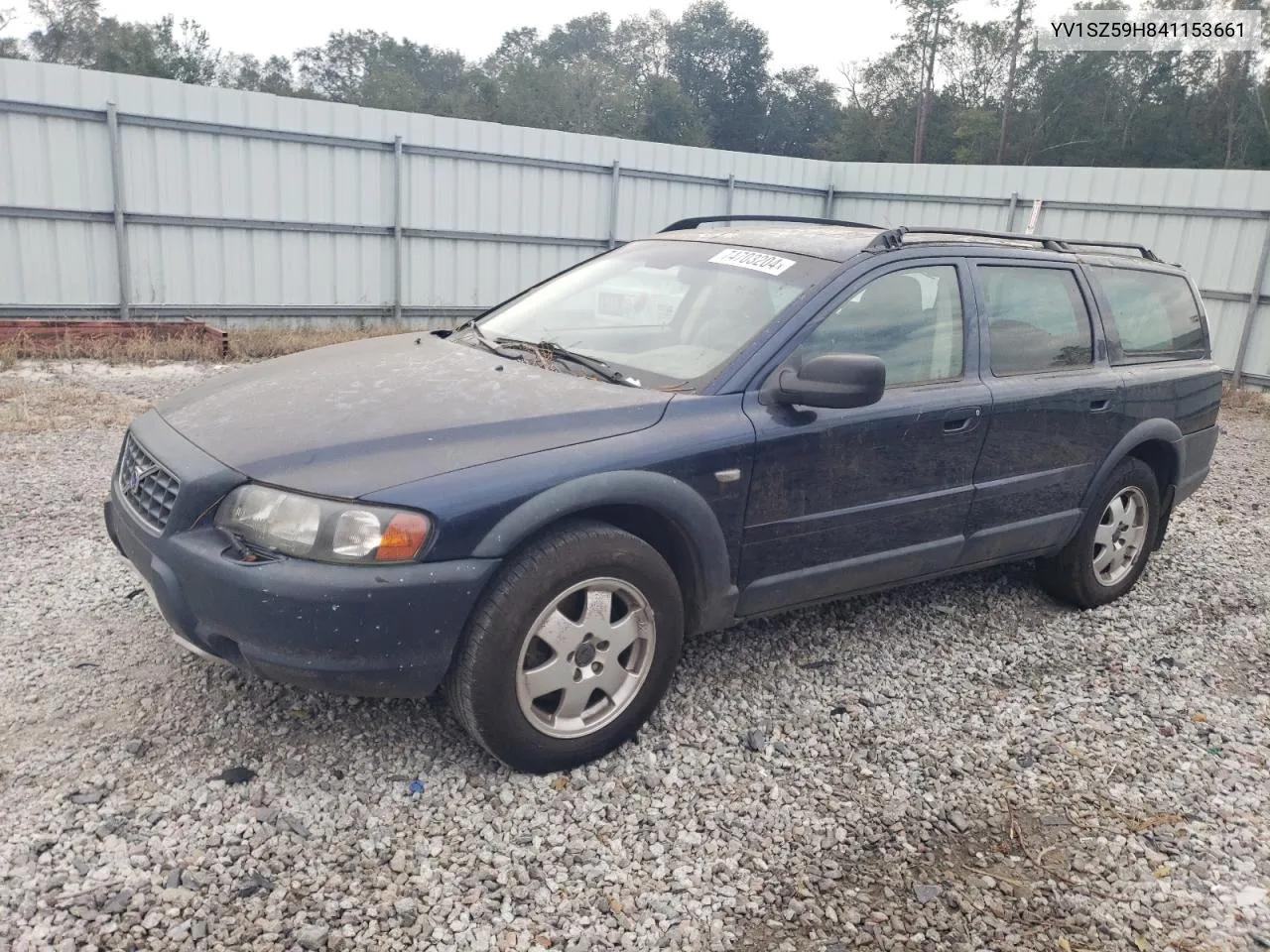 2004 Volvo Xc70 VIN: YV1SZ59H841153661 Lot: 74703204