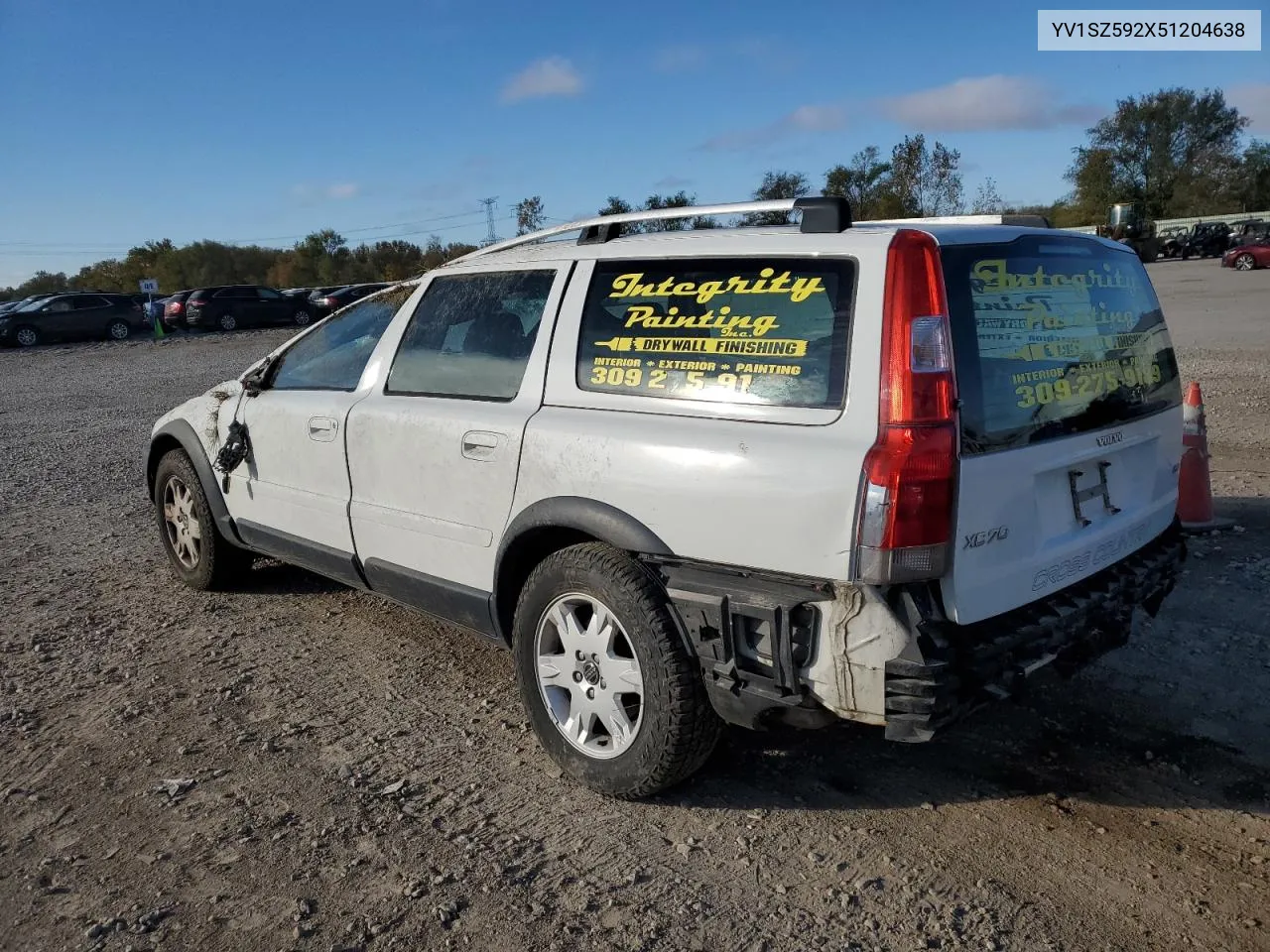 2005 Volvo Xc70 VIN: YV1SZ592X51204638 Lot: 75903344