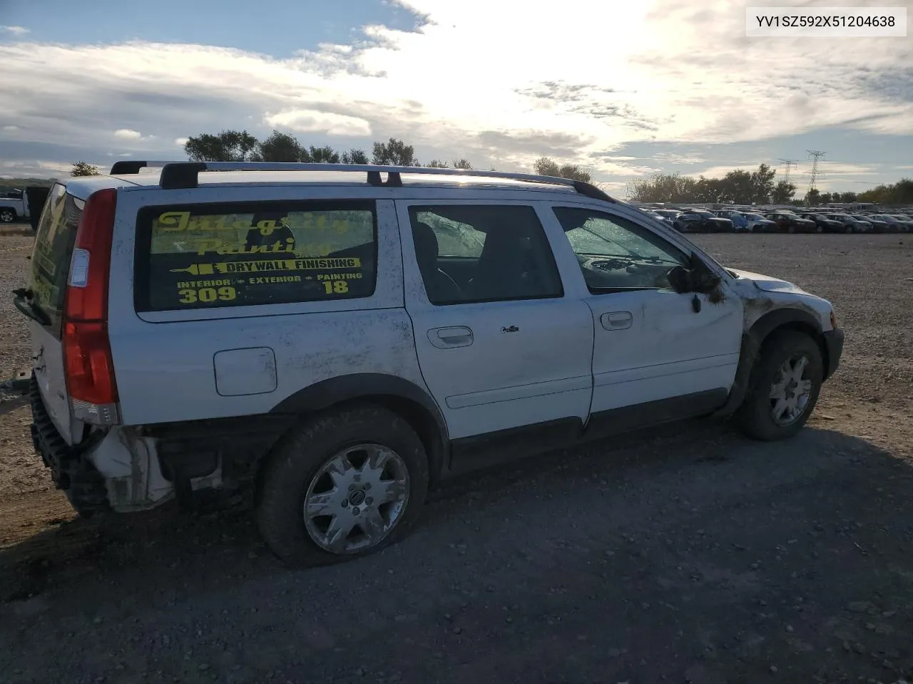 2005 Volvo Xc70 VIN: YV1SZ592X51204638 Lot: 75903344